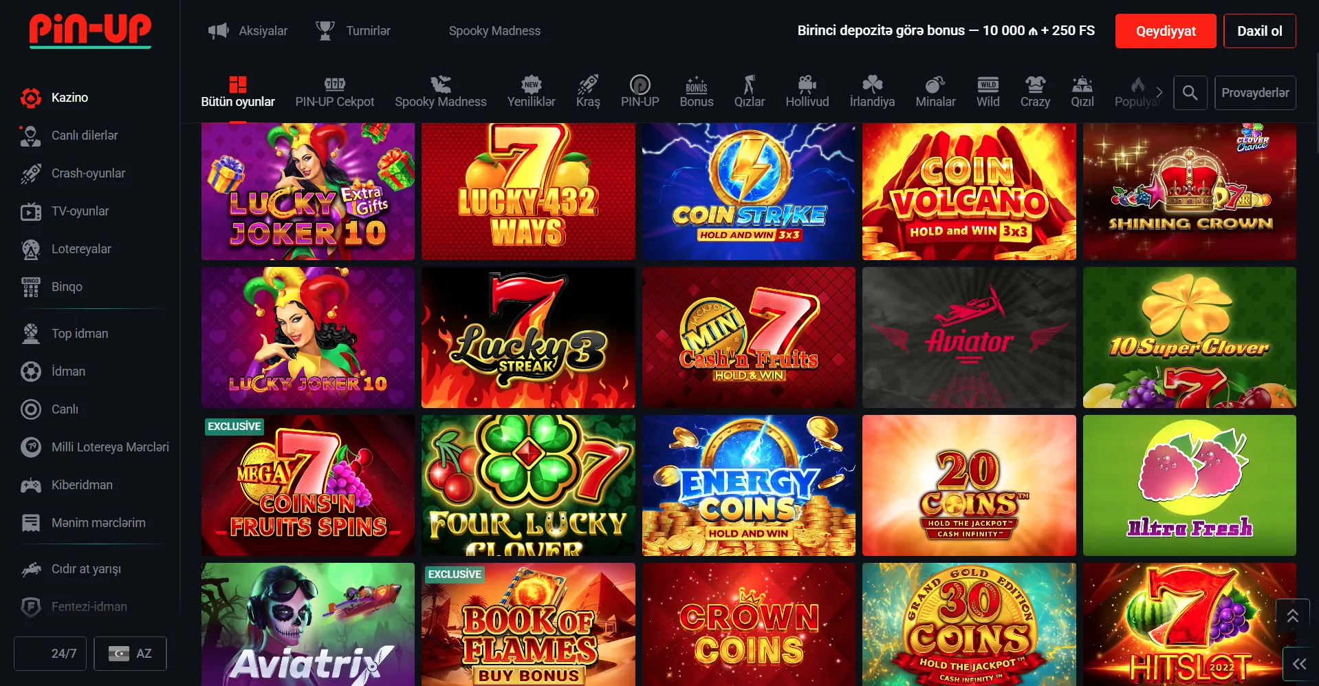 Pin-Up Casino indir — idman mərcləri tətbiqdə